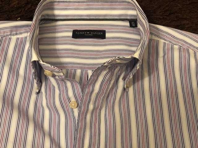 Camisa homem marca luxo Tommy Hilfiger, modelo desportivo