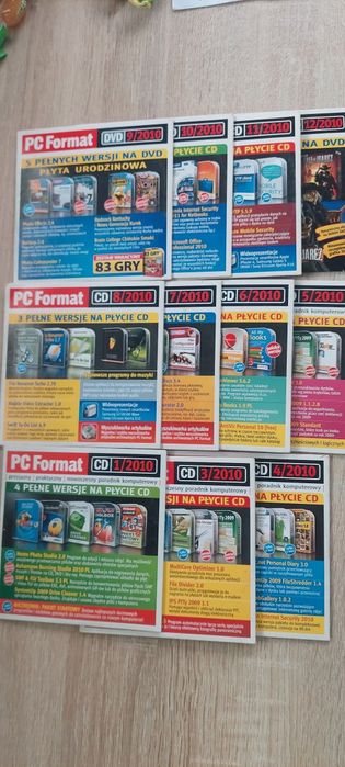 PC Format płytki CD ZESTAW 62 sztuki
