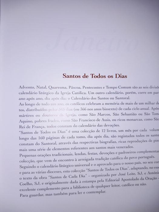 Enciclopédia Santos de todos os dias