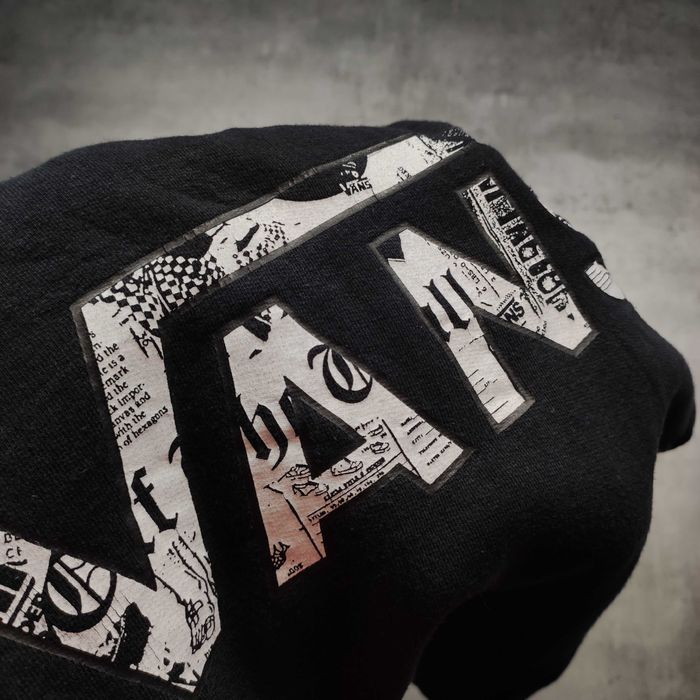 MĘSKA Bluza Bawełna PREMIUM Skate Vans off The Wall Czarna bez Kaptur