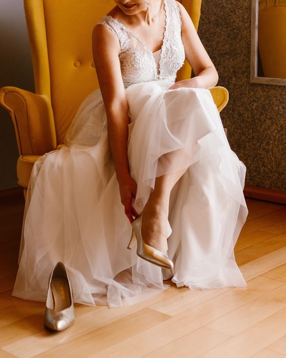 Suknia ślubna S/M Ivory