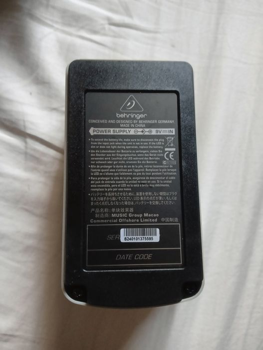 Pedal Behringer NR300 (Noise Reducer)