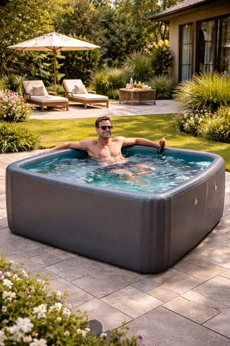 Basen ogrodowy, jacuzzi z hydromasażem, nowość IpoolGo!