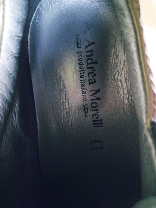 Sneakersy damskie , Andrea Morelli, skóra naturalna , 37