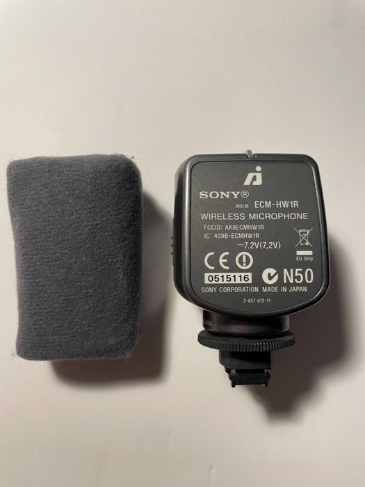 Microfone Bluetooth para câmaras SONY com ACTIVE INTERFACE SHOE