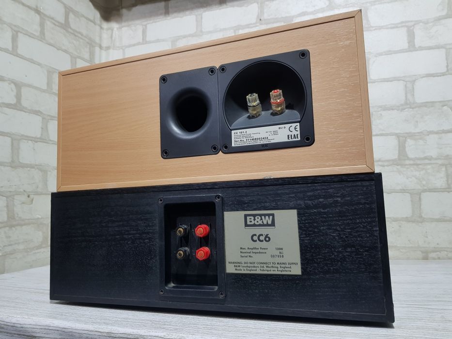 Центральний канал ELAC CC 101.2,B&W CC6, потужність 120 Вт, б/у з Ні