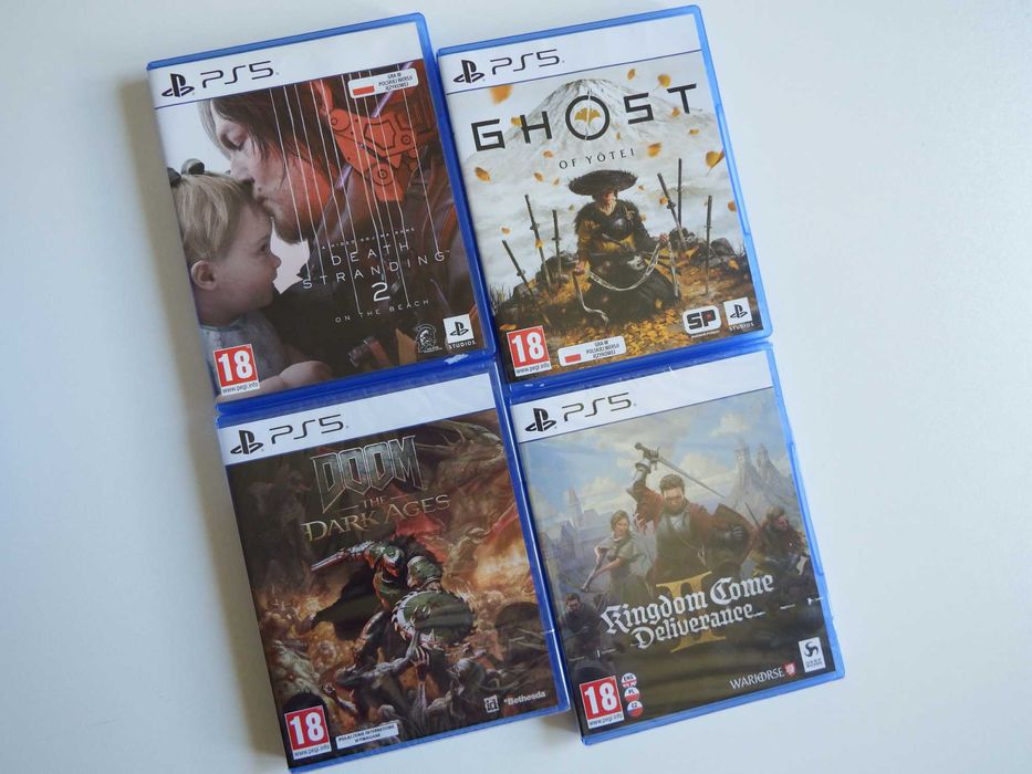 PS5 GRY ! Ghost OF Yotei ! PL w stanie IDEALNYM gry Playstation 5 !