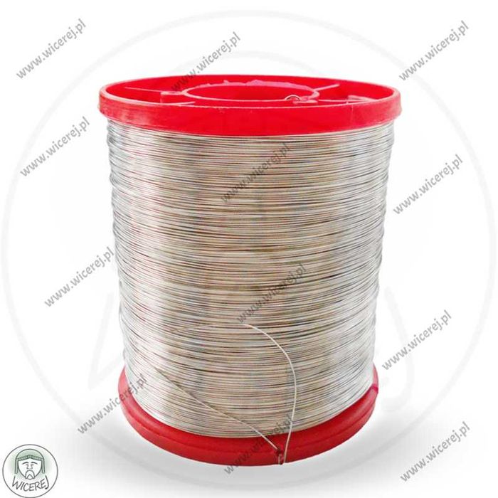 Drut pszczelarski do ramek 0,4mm 1kg Nierdzewny ramki ule