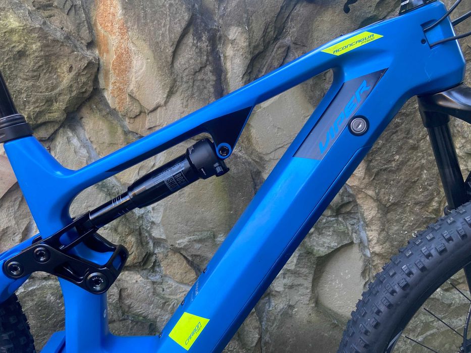 Карбоновий електровелосипед двопідвіс Viper Aconcagua PT600