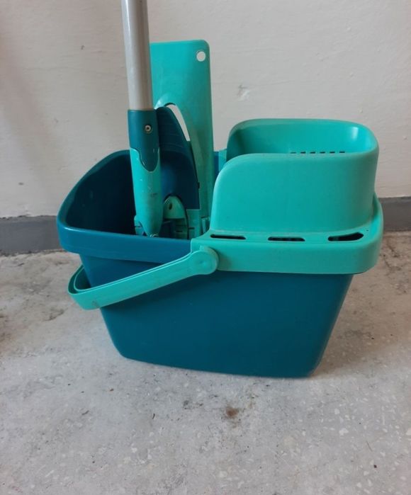 Wiadro vileda obrotowy turbo + Wiadro leifheit, mop