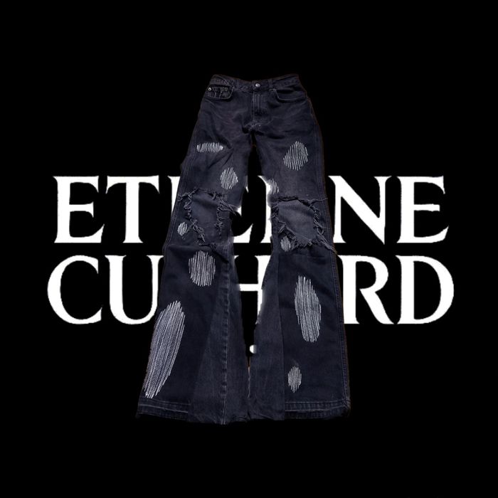 ETIENNE CUSHARD flared baggy jeans pants штаны клёш kai angel viperr