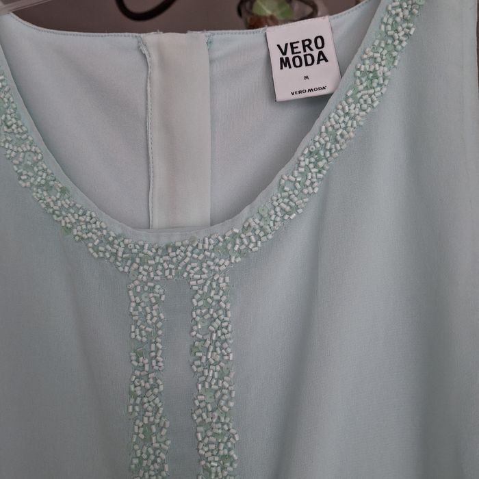 Turkusowa sukienka Vero Moda