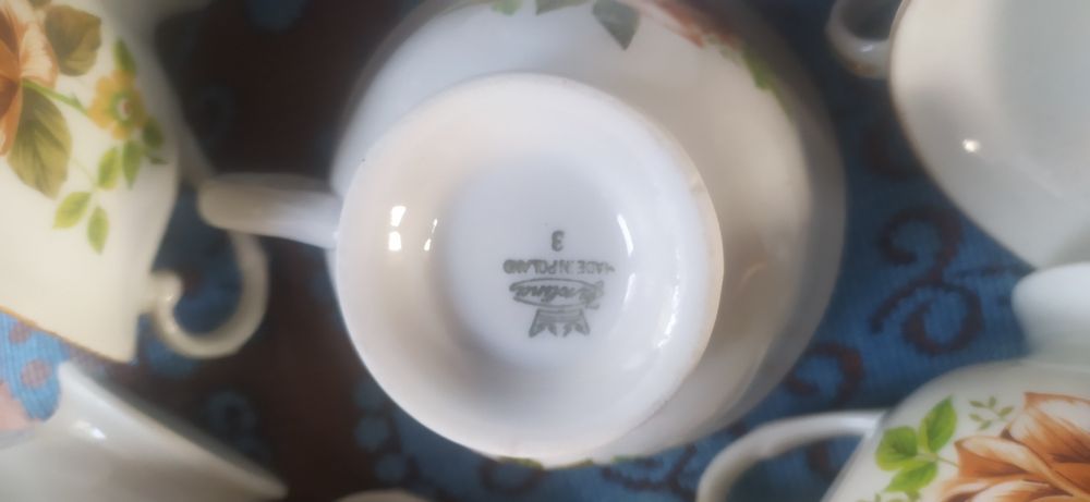 Filiżanki z różą.Karolina