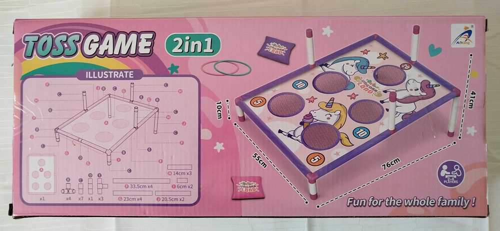 Gra zręcznościowa Toss Game 2w1 „Unicorn Land” – nowa