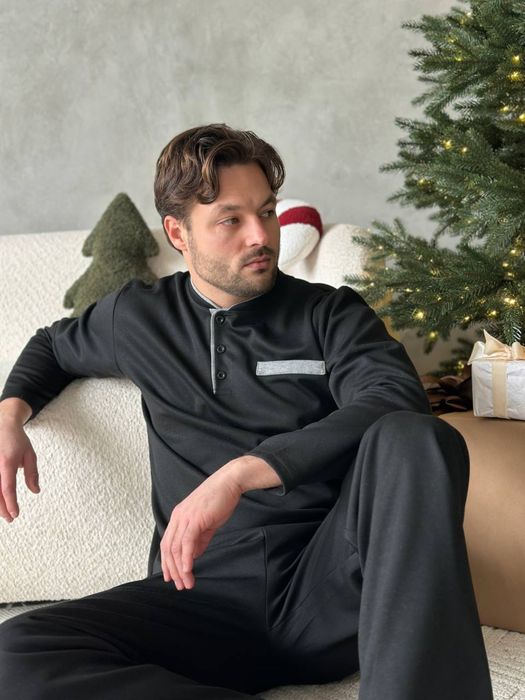 Тепла піжама чоловіча мужская пижама домашний костюм