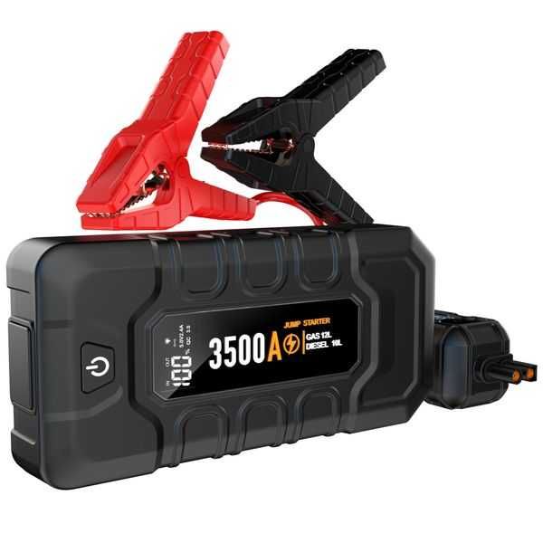 Пускозарядний пристрій Бустер для авто JUMP STARTER CY35N 3500A