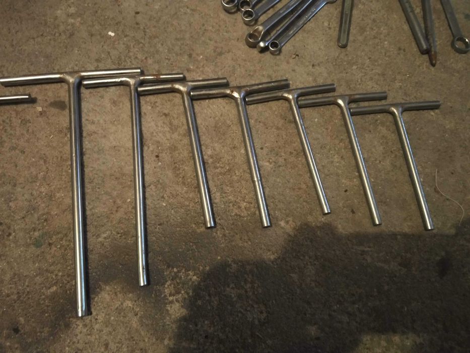 16 Chaves em T diferentes tamanhos