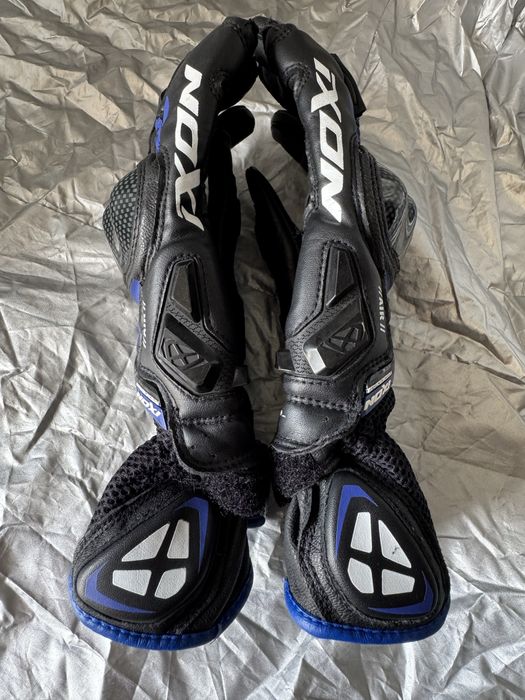 Luvas moto Ixon RS6 Air II azul e preto tamanho XL