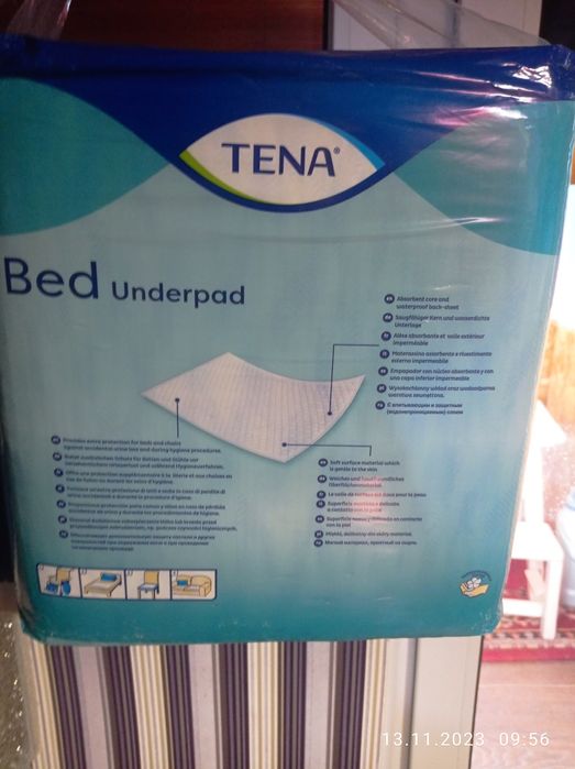 Одноразовые пеленки Tena Bed Plus 60x90 см