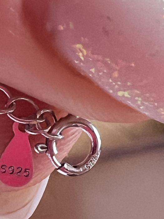 Кольє срібне геометрія