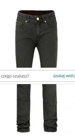 Grafitowe jeansy (Kolor: Szary; Rozmiar: 116)