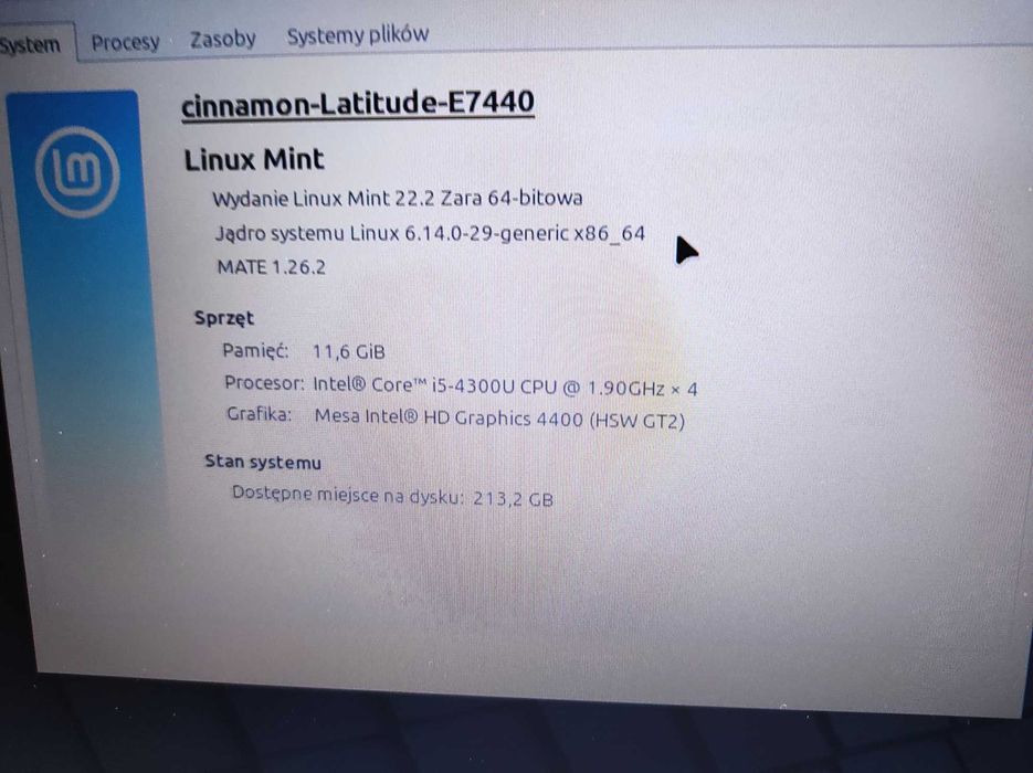 Dell Latitude E7440 Intel i5 4300U 12GB RAM SSD 240GB