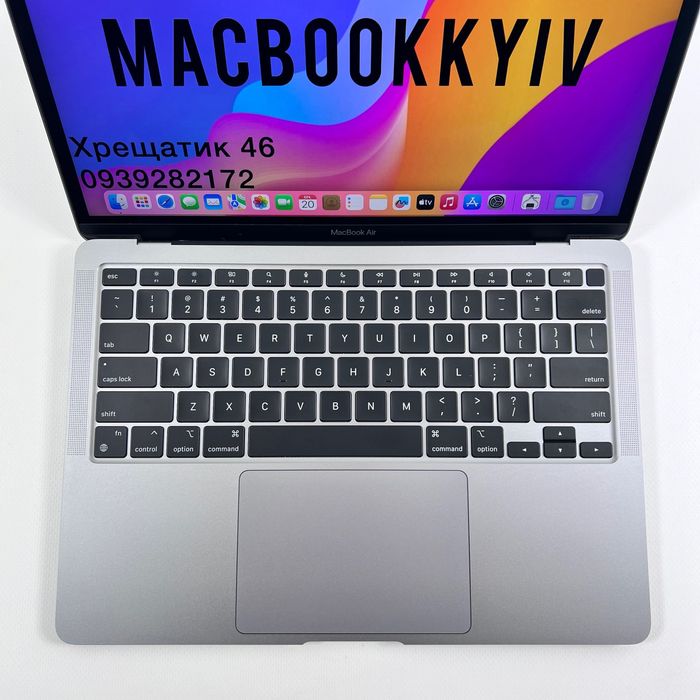 MacBook Air 13 2020 M1 16GB RAM 512GB SSD Space Gray ГАРАНТІЯ МАГАЗИН