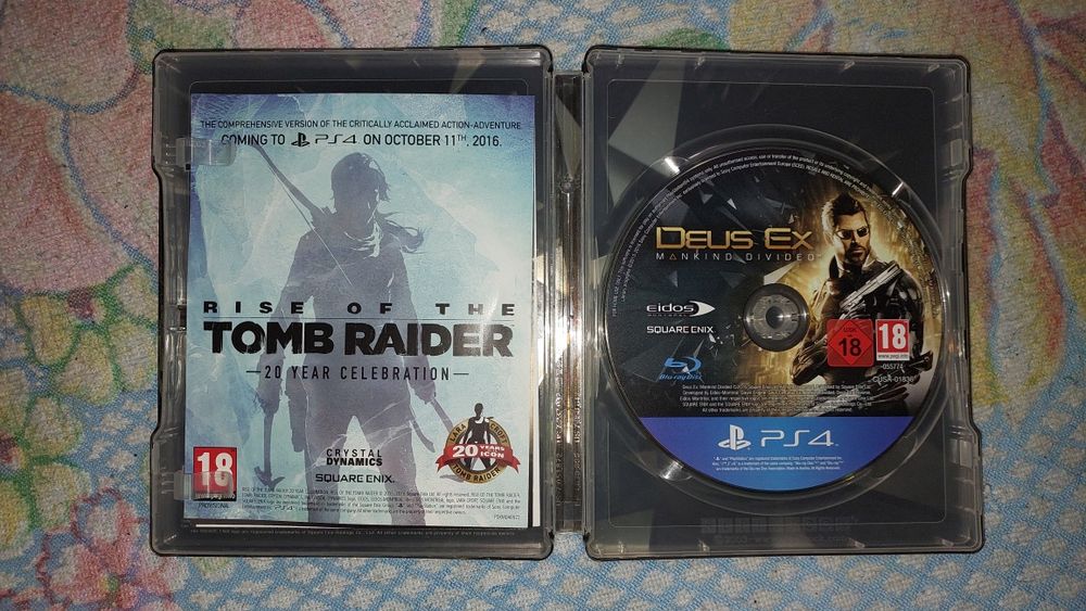 Deus Ex Mankind Divided Day One Edition Steelbook PS4 i PS5