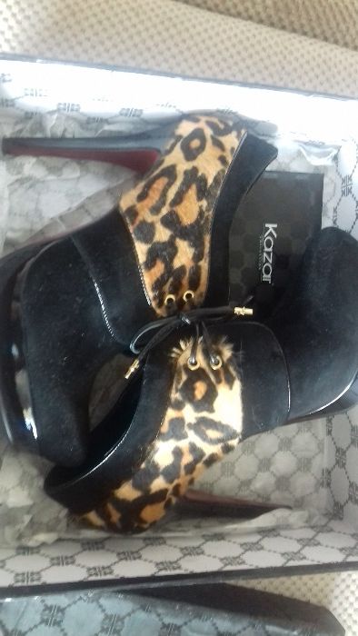 Kazar buty wysoki obcas.