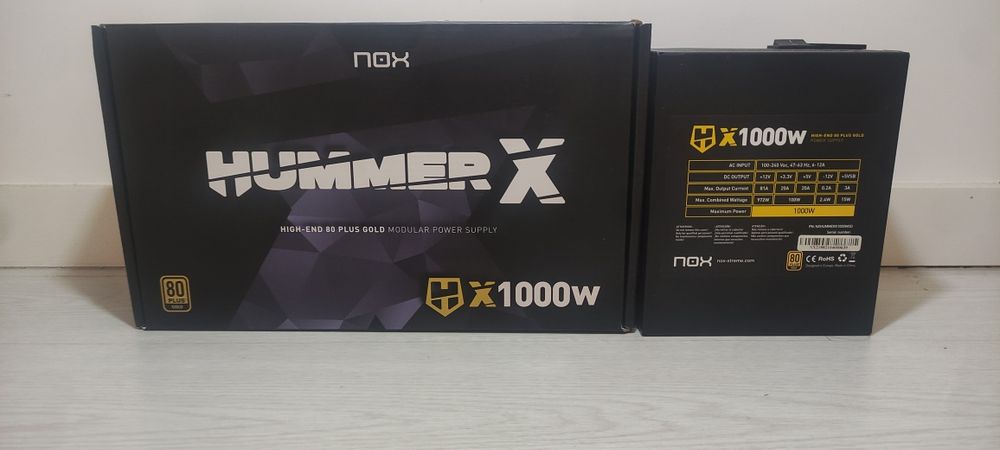 Fonte de alimentação NOX Hummer X 1000W