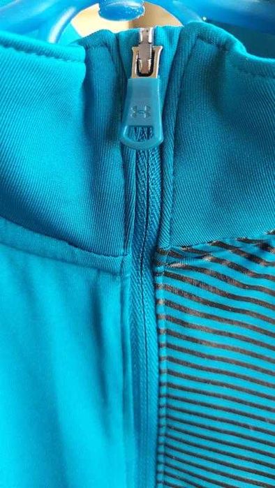 Спортивная кофта худи рубашка с длинным рукавом на молнии under armour