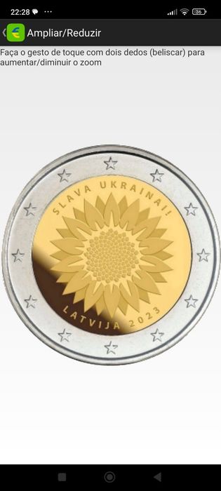 2€ Ucrânia - Liberdade, Salvar Ucrania, Juntos pela Ucrânia