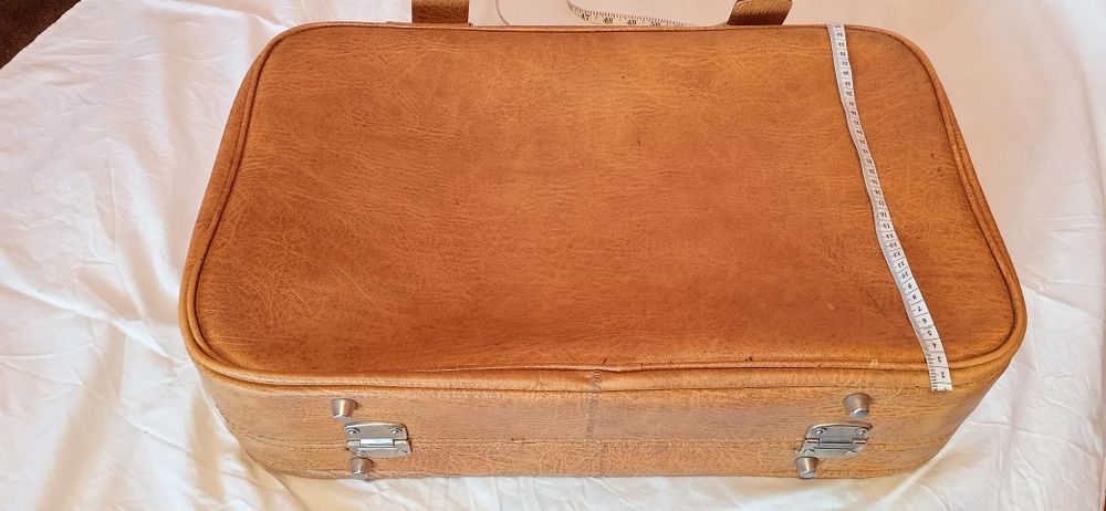 Чемодан шкіряний вінтажний часів срср 550грн.