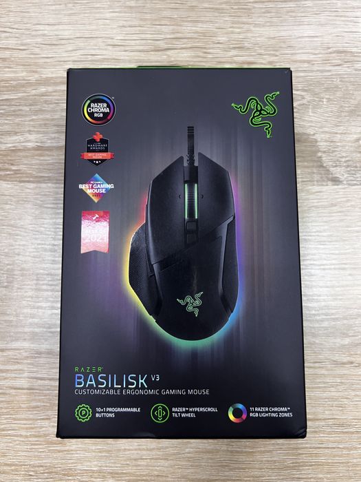 -25% [НОВА]Миша RAZER Basilisk V3 USB Black