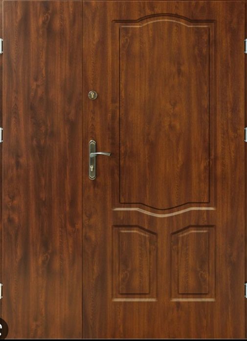 Drzwi zewnętrzne wejściowe dwuskrzydłowe