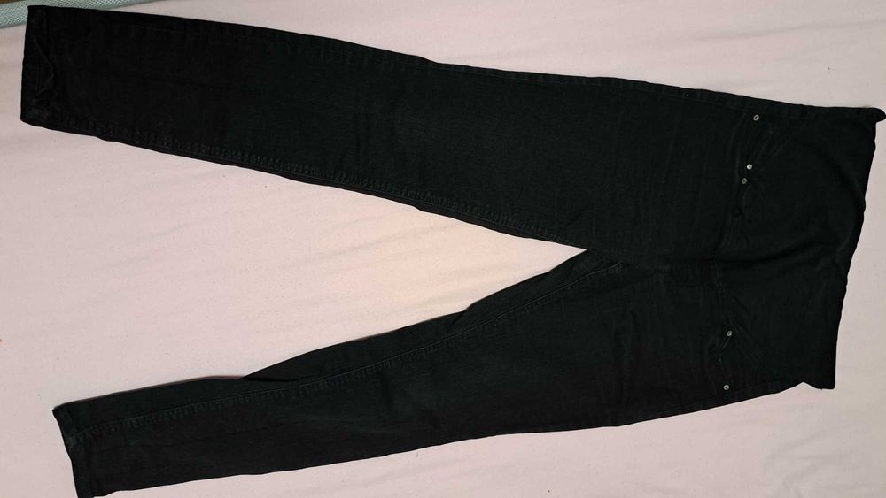 Czarne spodnie / jeansy ciążowe H&M rozm. L Jak Nowe