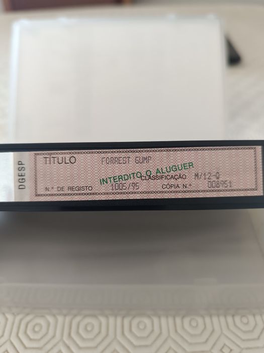 Cassete VHS Forrest Gump