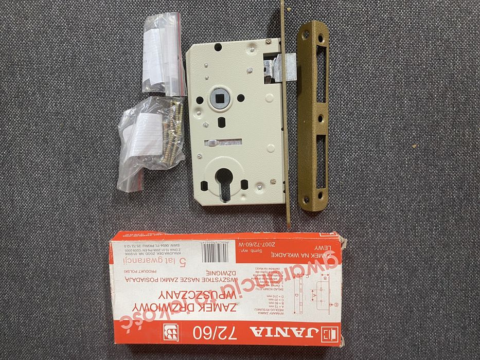 Zamek drzwiowy wpuszczany JANIA