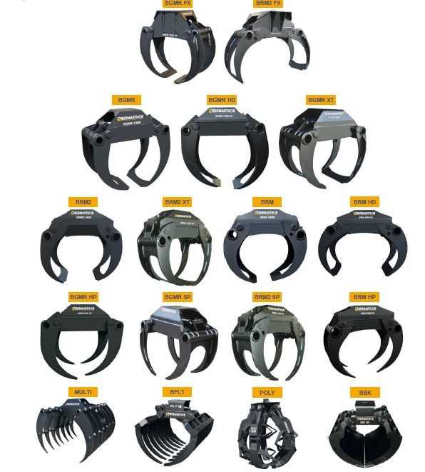 Destroçadores, Pinças Florestais, Capinadeiras, Rachadores, Brocas,