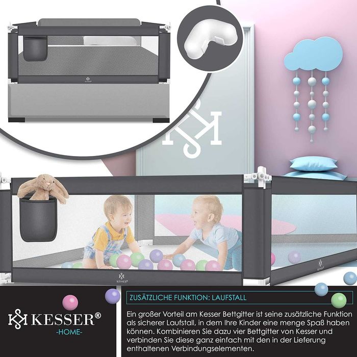 Nowa bramka / barierka zabezpieczająca / 200CM / KESSER !8781!