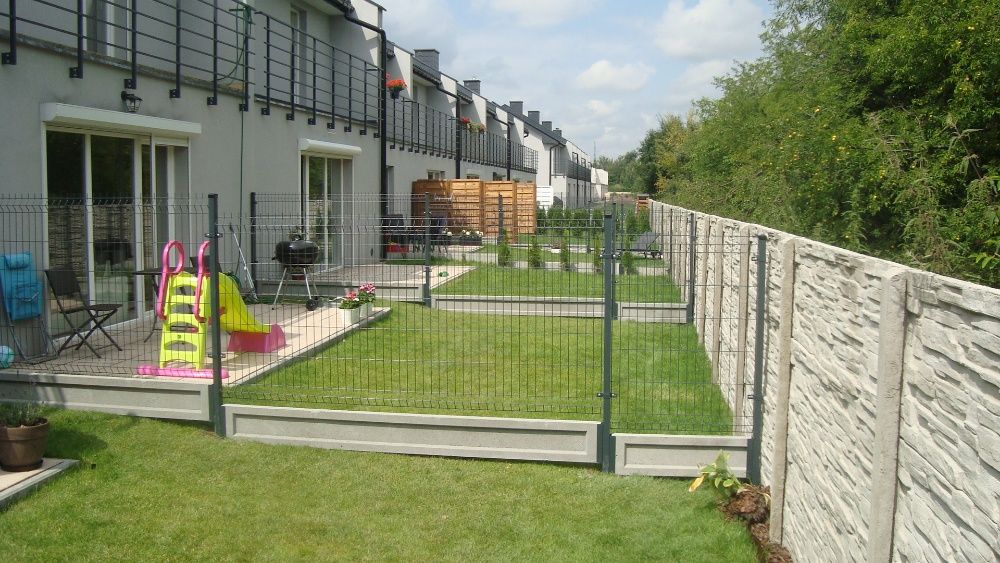 Ogrodzenia panelowe 3D H=1,5m, podmurówka, bramy, furtki