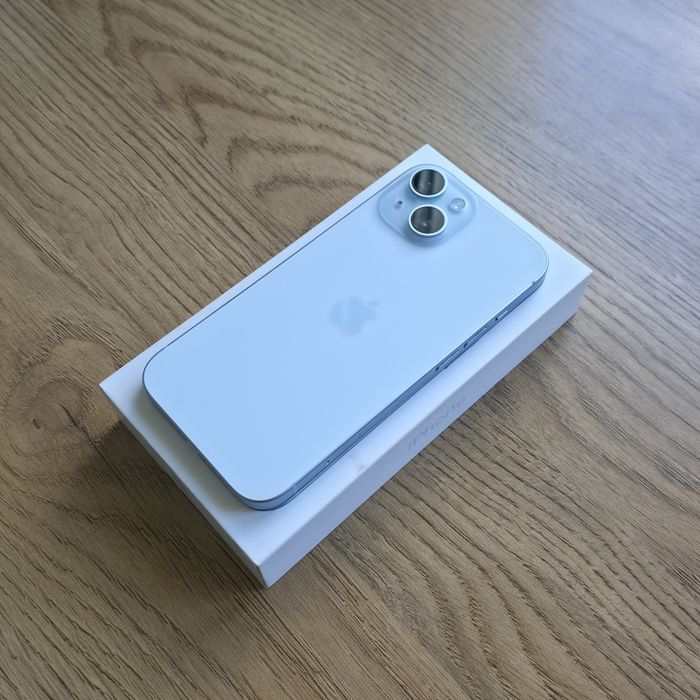 iPhone 15 Blue – Stan perfekcyjny | Oled | Face ID
