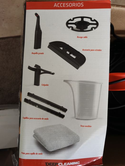 Vaporeta com ferro de engomar deep cleaning - Novo