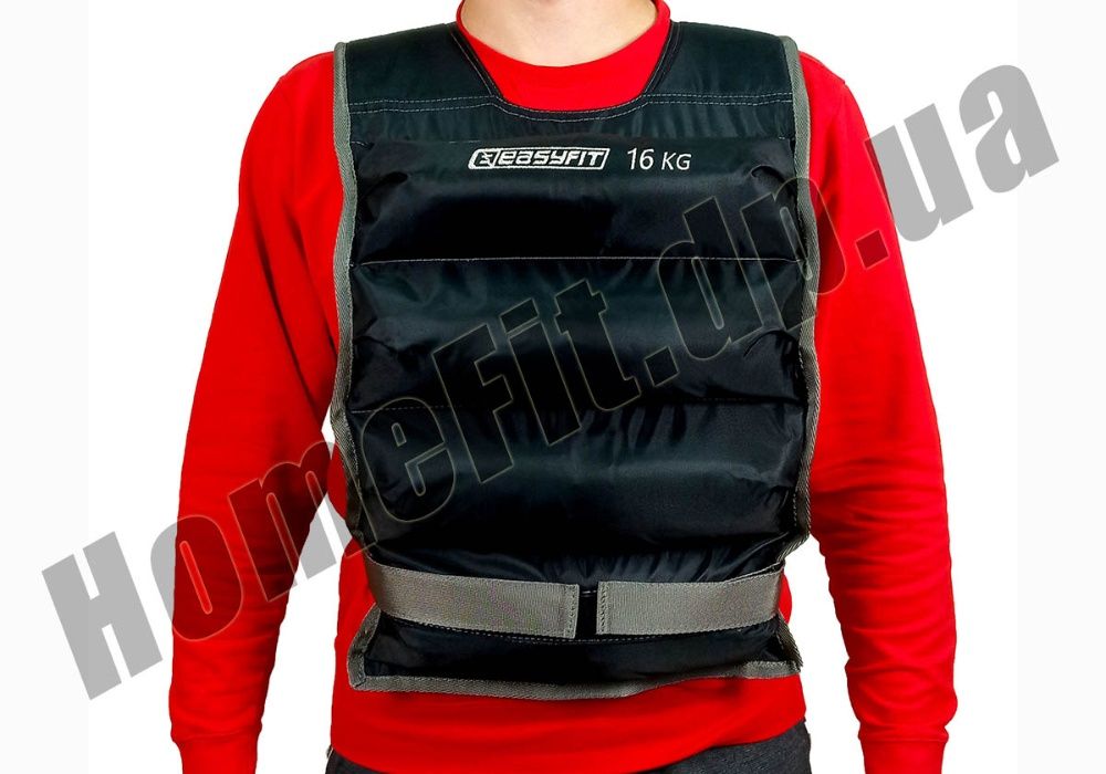 Жилет-обтяжувач EasyFit 6/8/10/12/14/16/18/20кг -обтяжуюча вага