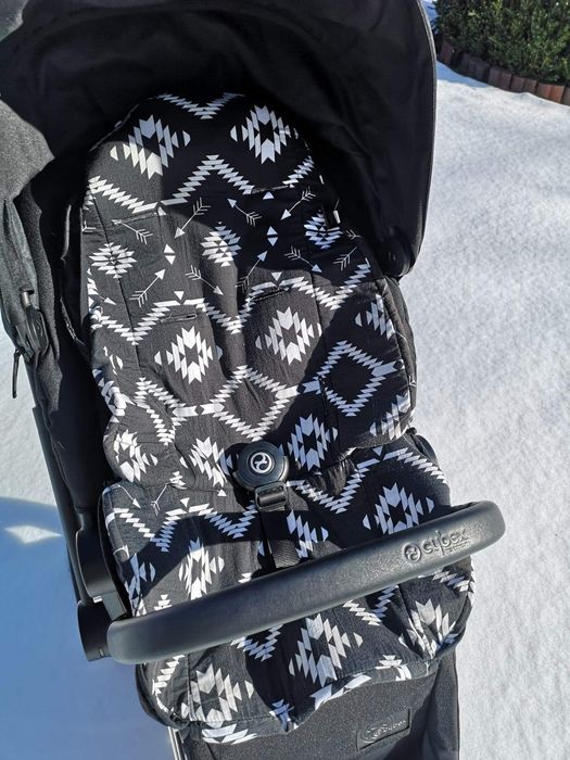 Cybex Priam lux ZESTAW nakładka torba torebka Mia JG aztec OKAZJA
