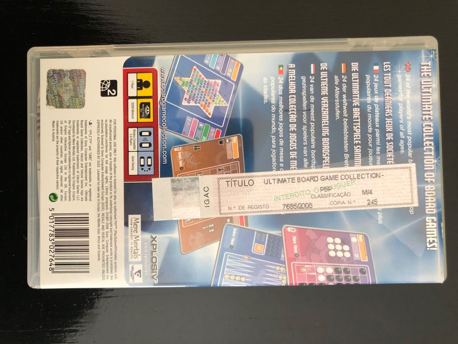 Jogo PSP “Board Game”