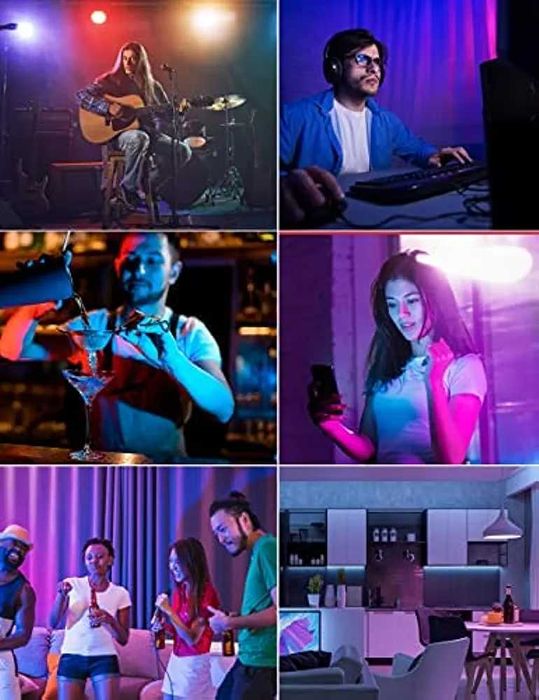 Selado! Kit 2 lâmpadas 13w 1300lm RGB  inteligentes WiFi Google Alexa