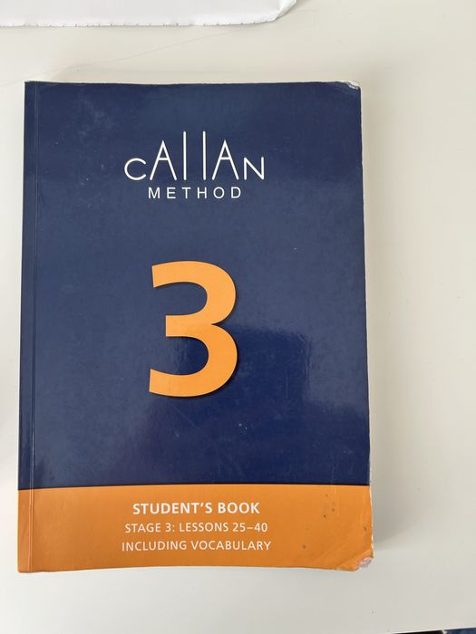 książka do angielskiego callan method 3