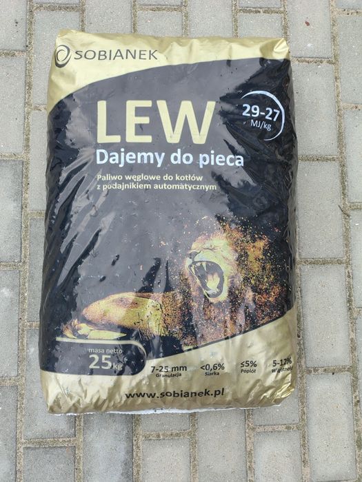 Węgiel Groszek Lew Sobianek