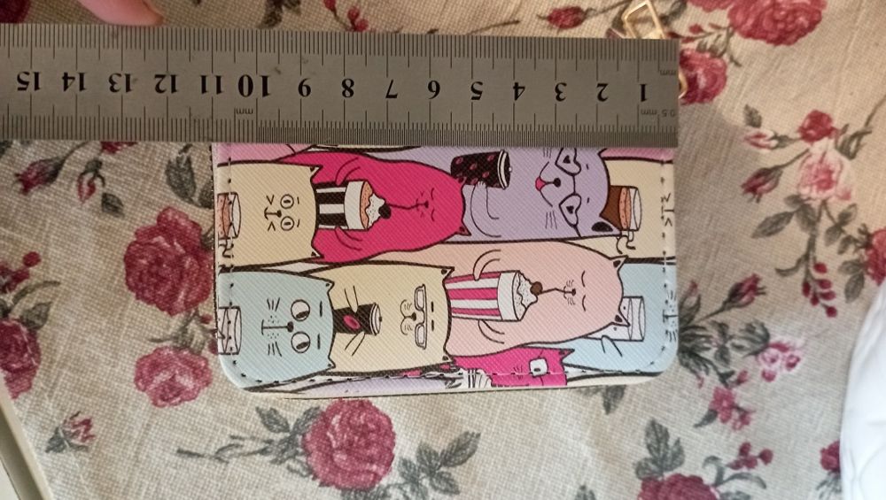 Гаманець,новый кошелек стильный,молодежный,подростковый,коты,котики